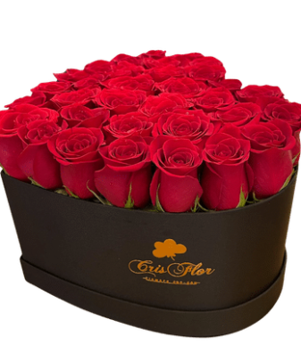Corazon 36 rosas 018