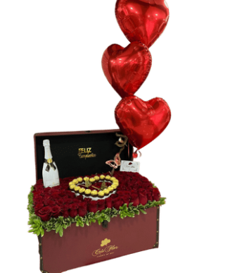 Baul 100 rosas 002