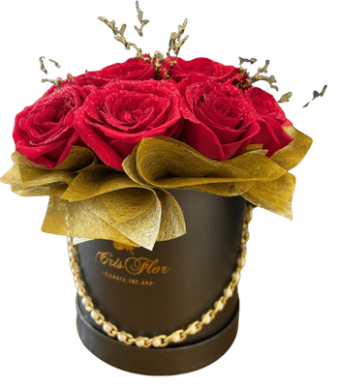 Caja 12 rosas 025