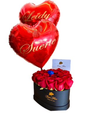 Corazon 24 rosas 037