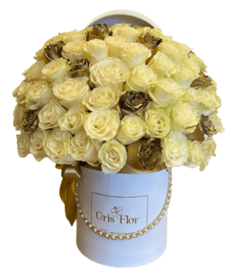 Caja 60 rosas 040