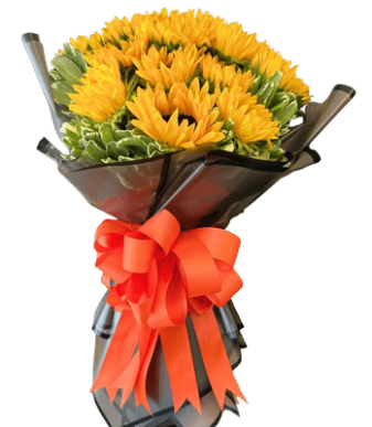 Ramo 12 girasoles 050