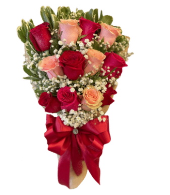 Ramo de 12 rosas 007